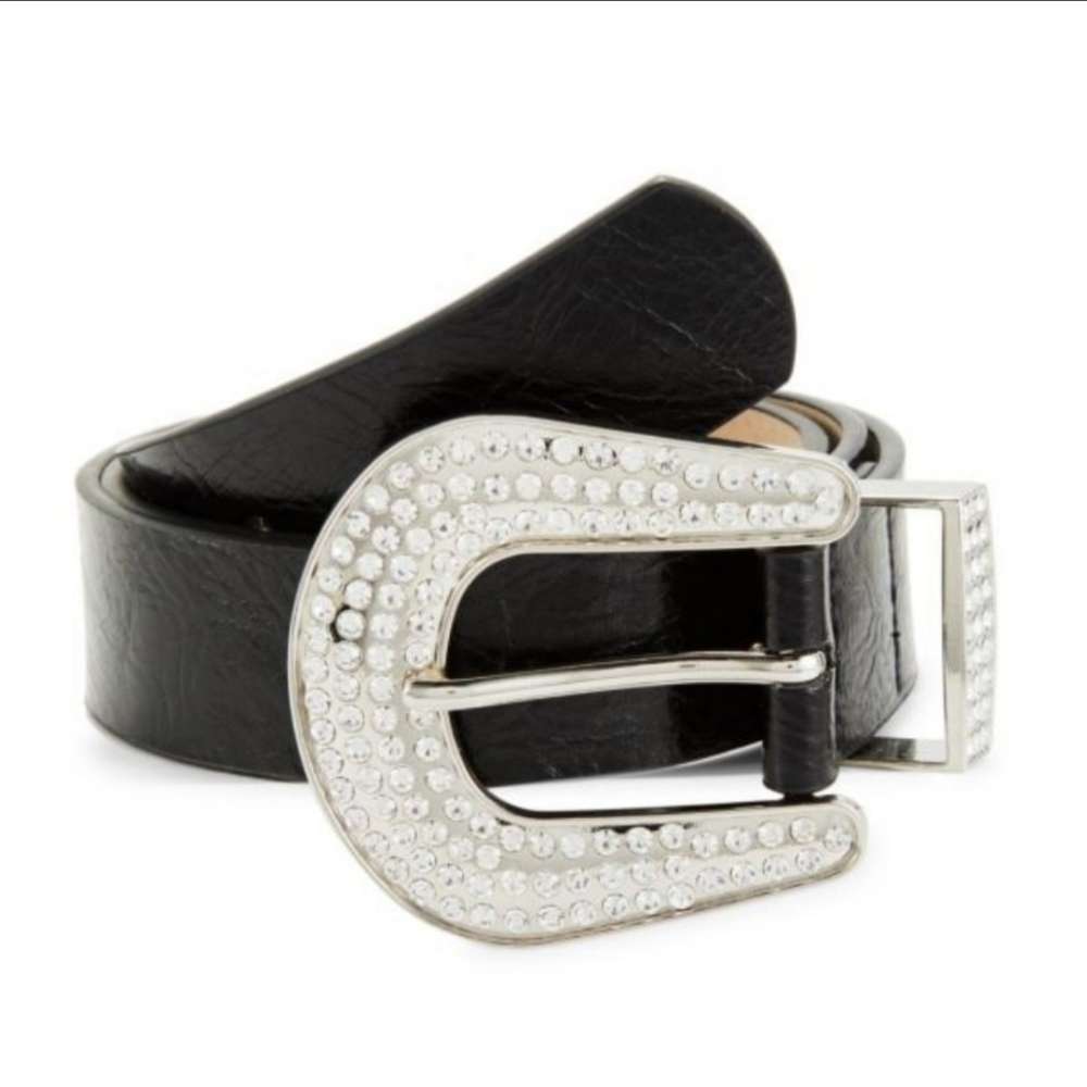 VINCE CAMUTO JEWEL BLACK BELT SIZE MEDIUM NWT